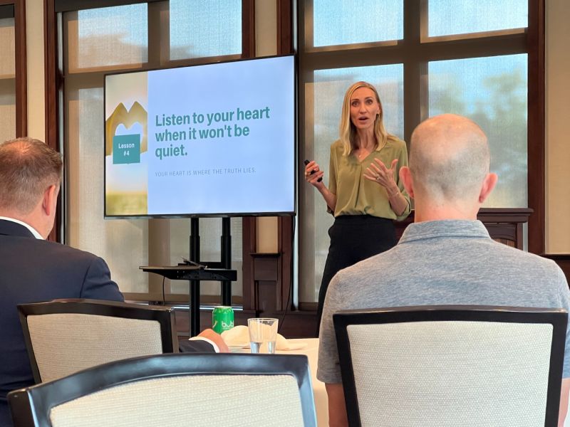 Harbinger Executive Alliance event participants in a leadership session